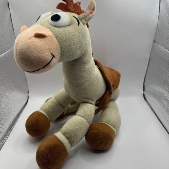 Disney Parks Toy Story “BULLSEYE” Plush Pixar Poseable Jointed Legs Bendable 17” - Picture 6 of 6